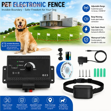 Valla Eléctrica Invisible para Perros con Mando
