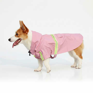Impermeable con Capucha Grande para Perro