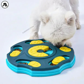Juguete Puzzle Comedero Lento Interactivo para Mascotas
