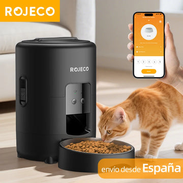 Comedero Automático Inteligente WiFi 2L ROJECO