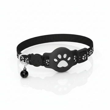 Collar Ajustable Impermeable para Gato con AirTag