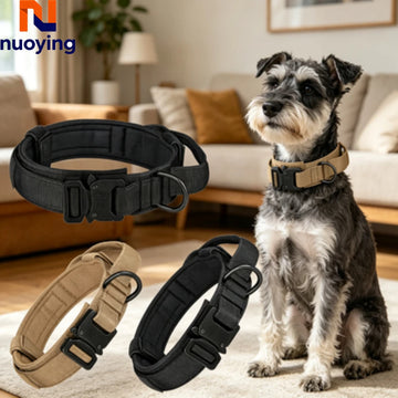 Collar Táctico Militar Ajustable para Perros