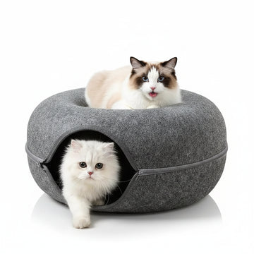 Cama Túnel Redondo Interactivo para Gato