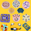 Collection de gamelles interactives ANIMALZO pour chien, puzzles alimentaires colorés pour une alimentation lente.